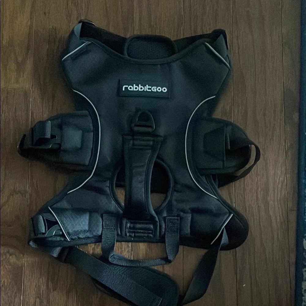 Rabbitgoo Black Dog Harness